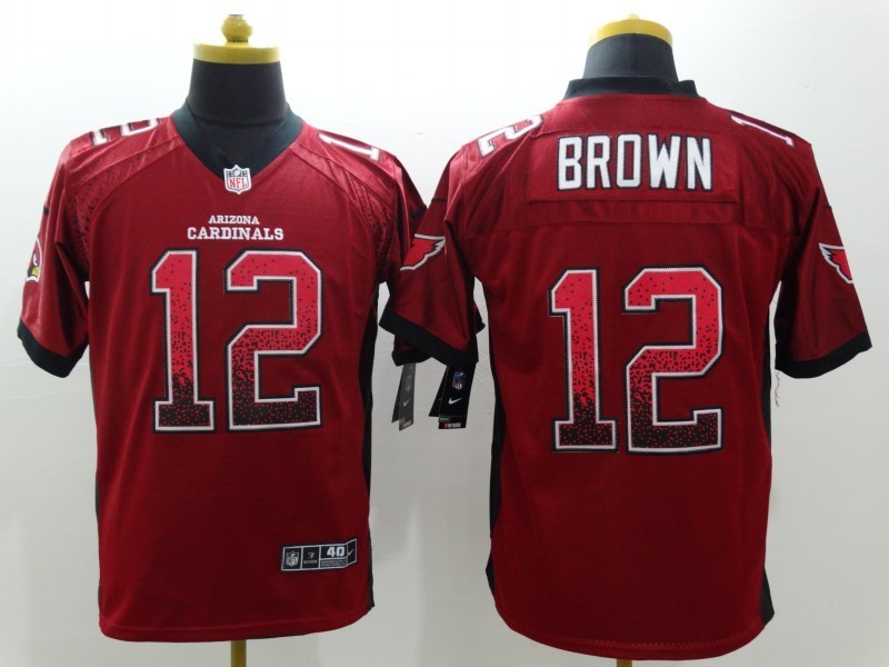Men's Arizona Cardinals John Brown #12 Red Jersey